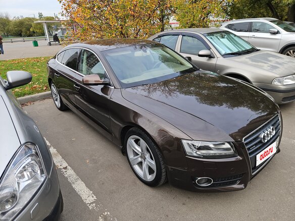 2010 Audi A5 I (8T), коричневый, 1670000 рублей