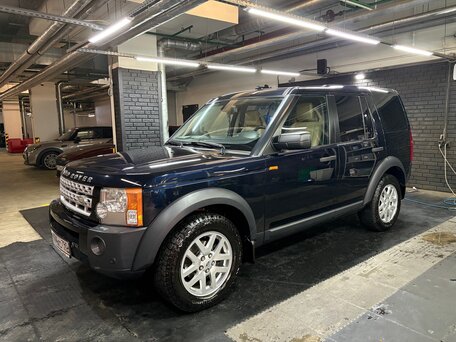 2008 Land Rover Discovery III, синий, вид 4