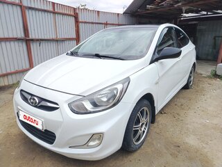 2011 Hyundai Solaris I, белый, 500000 рублей, вид 1