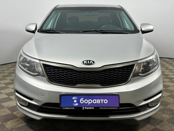2016 Kia Rio III Рестайлинг, серебристый, 960000 рублей - вид 8