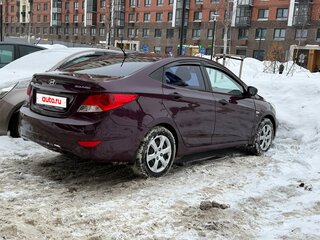 2013 Hyundai Solaris I, фиолетовый, 880000 рублей, вид 5