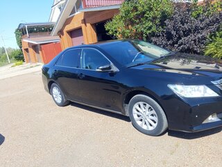 2014 Toyota Camry VII (XV50), чёрный, 1600000 рублей, вид 4