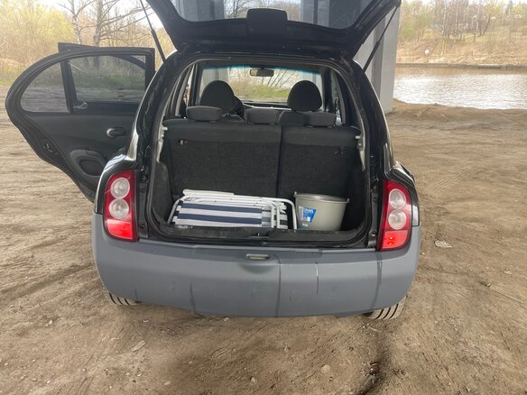 2006 Nissan Micra III (K12), чёрный, 330000 рублей - вид 10