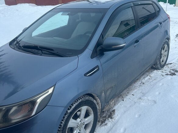 2014 Kia Rio 4-speed III, голубой, 720000 рублей - вид 1