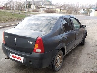 2007 Renault Logan I, чёрный, 275000 рублей, вид 3