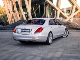 2014 Mercedes-Benz S-Класс 500 Long VI (W222, C217), серебристый, 4900000 рублей, вид 4