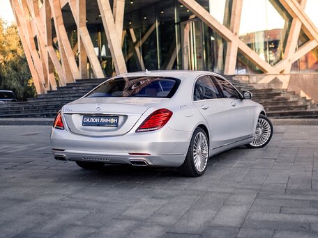 2014 Mercedes-Benz S-Класс 500 Long VI (W222, C217), серебристый, 4900000 рублей, вид 4