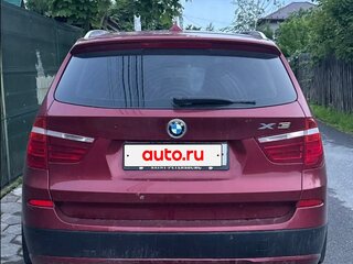 2011 BMW X3 28i xDrive II (F25), красный, 1400000 рублей, вид 3