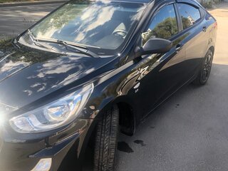 2014 Hyundai Solaris I, чёрный, 859000 рублей, вид 1