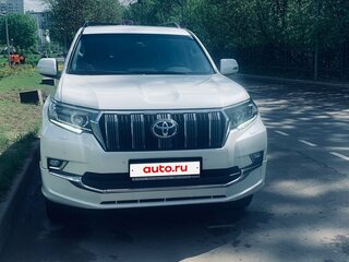 2019 Toyota Land Cruiser Prado 150 Series Рестайлинг 2, белый, 5700000 рублей, вид 2