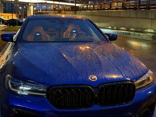 2018 BMW M5 VI (F90), синий, 7250000 рублей, вид 3