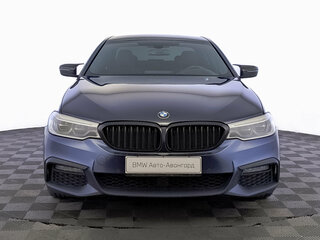 2019 BMW 5 серии 530i xDrive VII (G30/G31/G38), синий, 3150000 рублей, вид 2