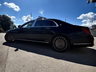 2017 Mercedes-Benz Maybach S-Класс 450 I (X222) Рестайлинг, чёрный, 6990000 рублей, вид 4