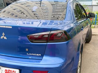 2010 Mitsubishi Lancer X, синий, 600000 рублей, вид 3