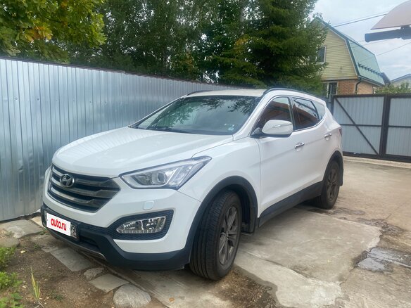 2012 Hyundai Santa Fe III, белый, 1590000 рублей