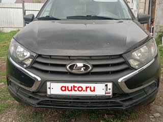2018 Lada (ВАЗ) Granta I Рестайлинг, чёрный, 450000 рублей, вид 1