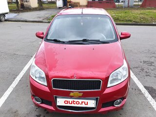 2009 Chevrolet Aveo I Рестайлинг, красный, 550000 рублей, вид 1