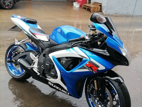 2006 Suzuki GSX-R 750, синий, 750000 рублей, вид 2