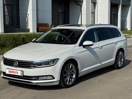 2017 Volkswagen Passat DSG6 B8, белый, вид 1