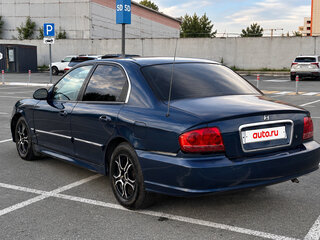 2002 Hyundai Sonata IV (EF) Рестайлинг, синий, 389000 рублей, вид 5