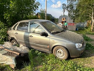 2008 Lada (ВАЗ) Kalina I, серый, 110000 рублей, вид 3
