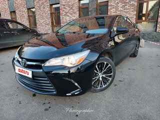 2017 Toyota Camry US Market VII (XV50) Рестайлинг, чёрный, 2100000 рублей, вид 1