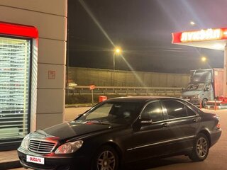 2003 Mercedes-Benz S-Класс 350 Long IV (W220) Рестайлинг, чёрный, 500000 рублей, вид 3