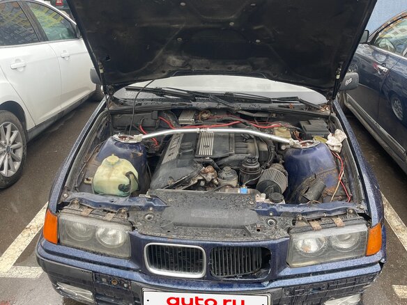 1994 BMW 3 серии 316i III (E36), синий - вид 2