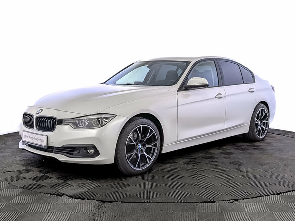 2017 BMW 3 серии 318i VI (F3x) Рестайлинг, белый, 1875000 рублей
