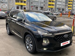 2019 Hyundai Santa Fe IV, чёрный, 2500000 рублей, вид 3