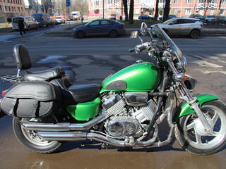 1993 Honda VF 750, зелёный, 500000 рублей, вид 4