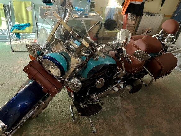 2004 Harley-Davidson Heritage, синий, 730000 рублей - вид 2