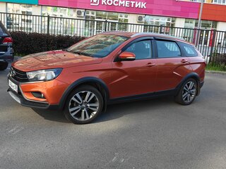 2021 Lada (ВАЗ) Vesta SW Cross I, оранжевый, 1200000 рублей, вид 2