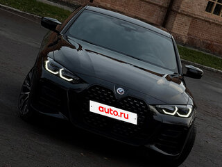 2022 BMW 4 серии Gran Coupe M440i xDrive G22, G23, G26, чёрный, 7090000 рублей, вид 4