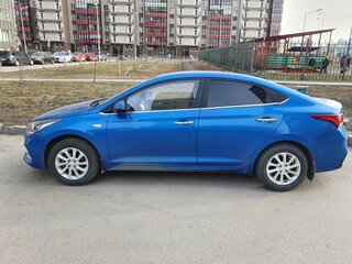 2019 Hyundai Solaris II, синий, 1390000 рублей, вид 2