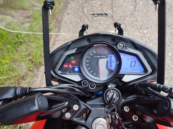 2021 Bajaj Pulsar NS 200, красный, 170000 рублей - вид 7