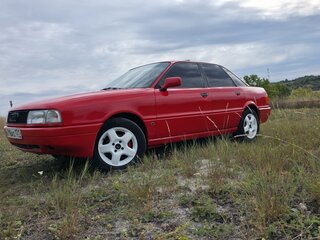1991 Audi 80 IV (B3), красный, 395000 рублей, вид 1