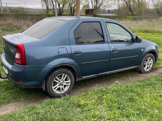 2012 Renault Logan I Рестайлинг, синий, 700000 рублей, вид 4