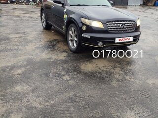 2005 Infiniti FX35 I (S50), чёрный, 1050000 рублей, вид 1
