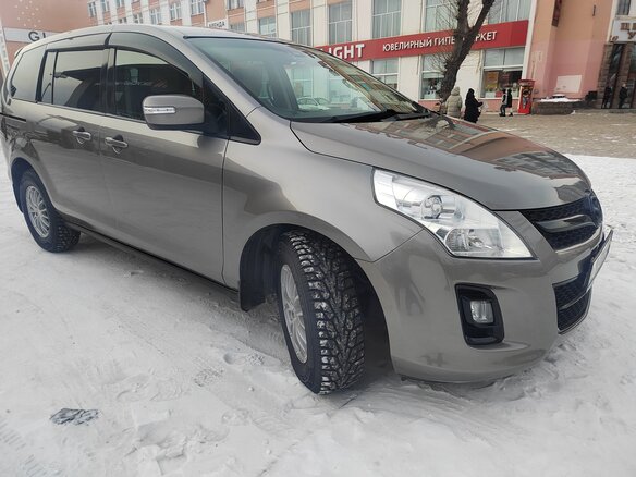2008 Mazda MPV III (LY), серый, 1200000 рублей - вид 2
