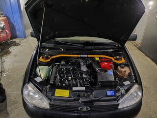 2011 Lada (ВАЗ) Kalina I, чёрный, 360000 рублей, вид 1