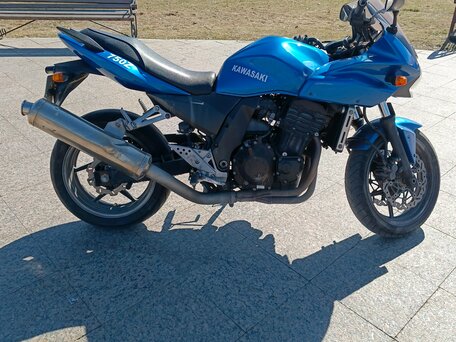 2005 Kawasaki Z 750, синий, 380000 рублей, вид 2