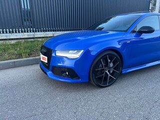 2015 Audi A7 I (4G) Рестайлинг, синий, 4700000 рублей, вид 2