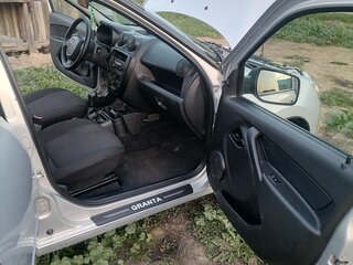 2013 Lada (ВАЗ) Granta I, серебристый, 245000 рублей, вид 5