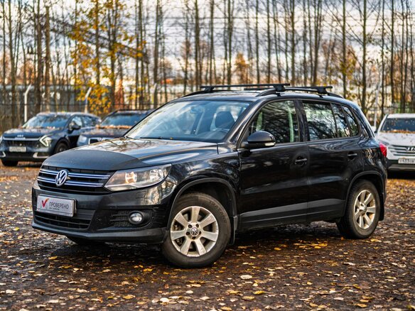 2012 Volkswagen Tiguan I Рестайлинг, чёрный, 899000 рублей