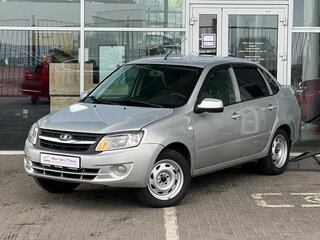 2013 Lada (ВАЗ) Granta I, серебристый, 399000 рублей, вид 1