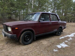 2005 Lada (ВАЗ) 2107, пурпурный, 70000 рублей, вид 1