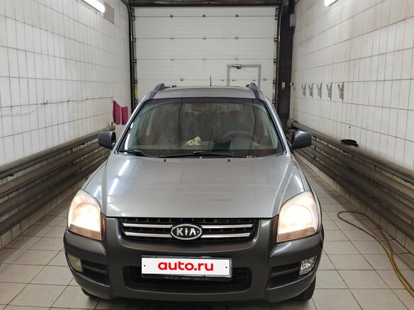 2006 Kia Sportage II, серебристый, 730000 рублей - вид 1