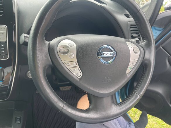 2016 Nissan Leaf 30kWh I (ZE0/AZE0), синий - вид 7