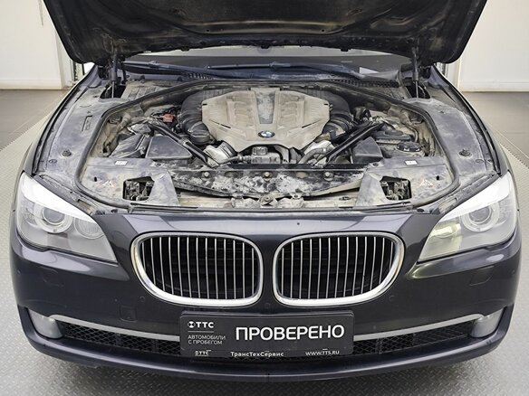 2011 BMW 7 серии 750i xDrive V (F01/F02/F04), чёрный, 1499000 рублей - вид 8